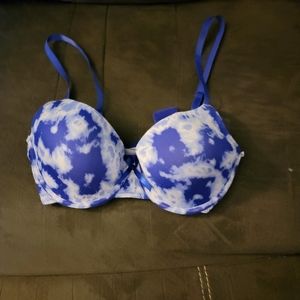 COCO Lingerie 34C‎ Blue Tie Die Bra